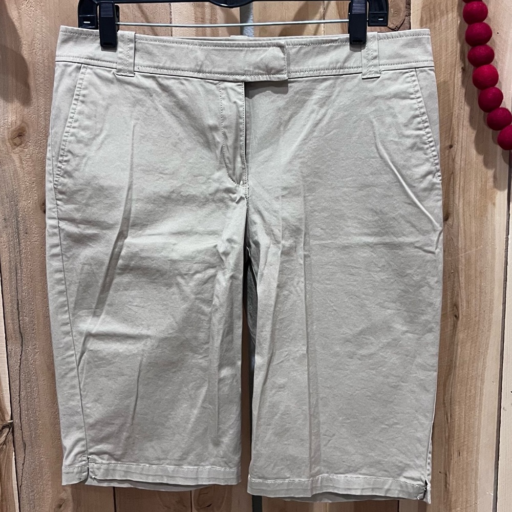 NY&Co. Bermuda Shorts Khaki